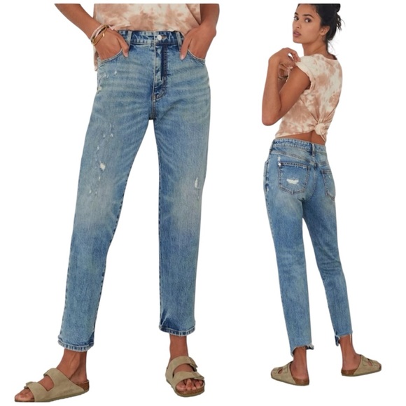 Anthropologie Pilcro The Borrowed Boyfriend Ultra High-Rise Jeans 29 OB1302585 - Picture 1 of 15